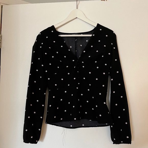 Polka dot blouse - Picture 1 of 2